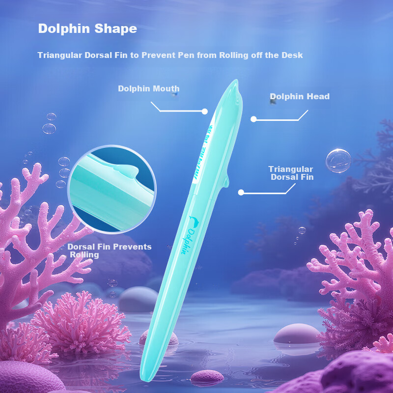 Dianshi Deep Sea Dolphin Student Fountain Pen