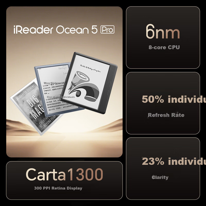 Ocean5 Pro Smart E-Reader by iReader