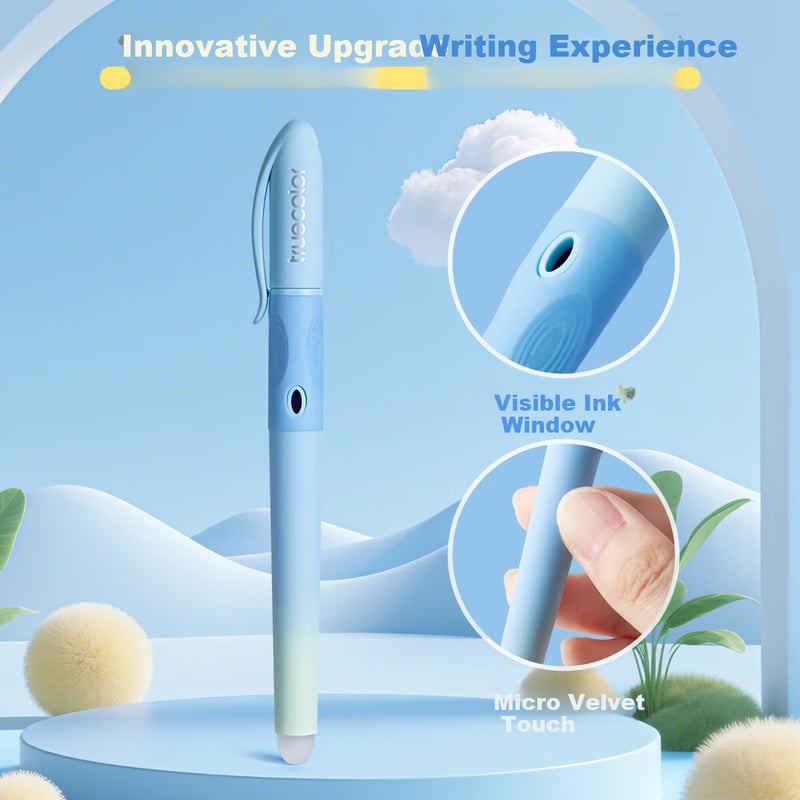 TRUECOLOR Blue Thermal Erasable Fountain Pen