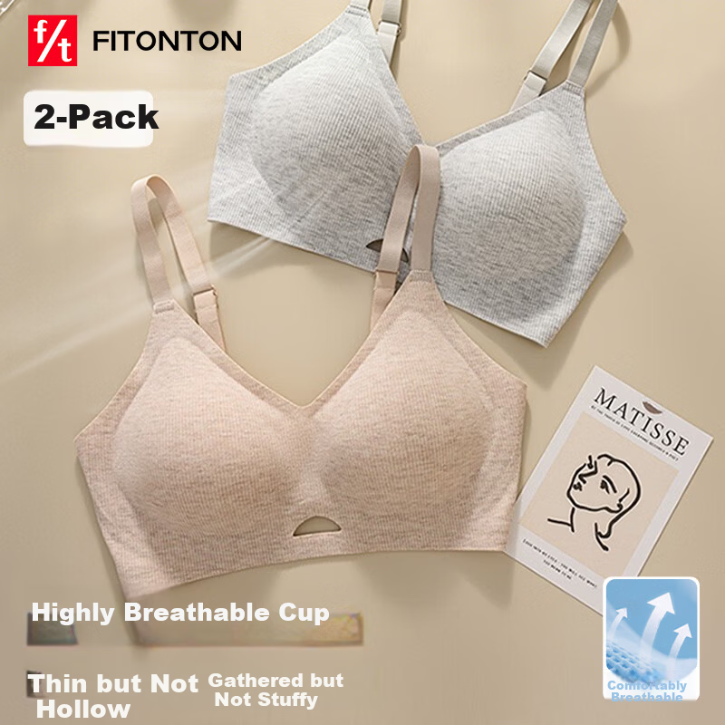 FitonTon Seamless Push-Up Sports Bra