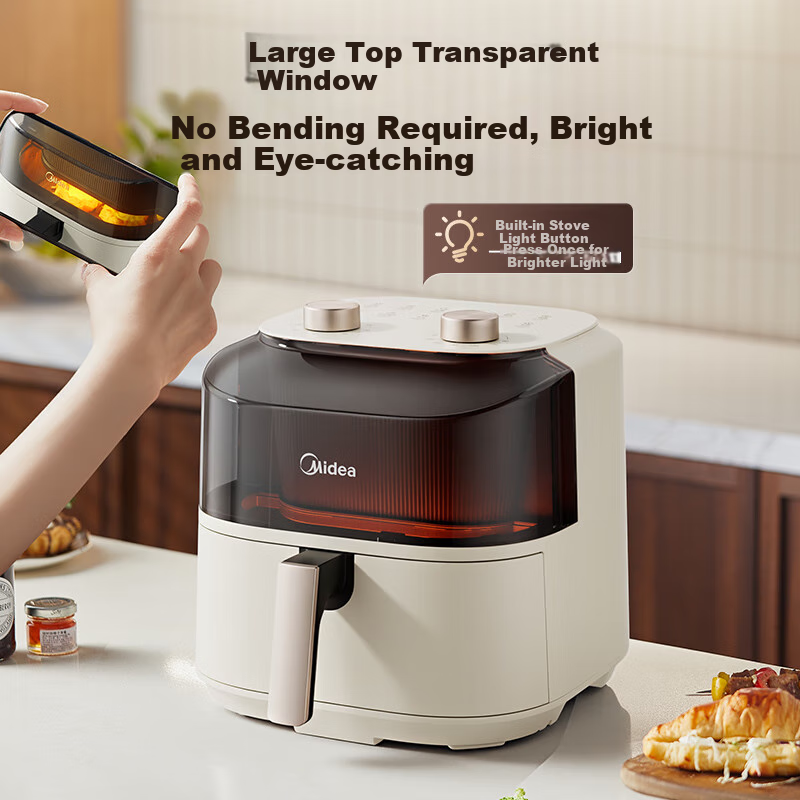 Midea 6L Air Fryer with Dual Temp Control