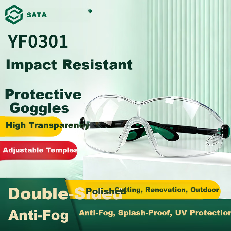 SATA Anti-Fog Goggles - Dustproof & Splash Protection