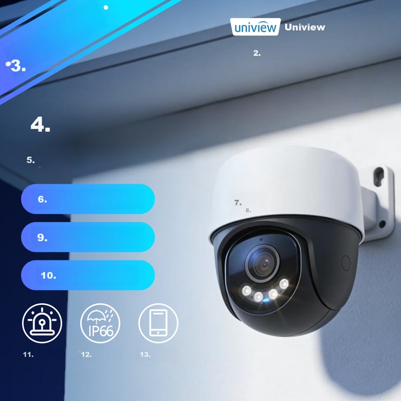 UNV Camera - Outdoor AI Surveillance Monitor