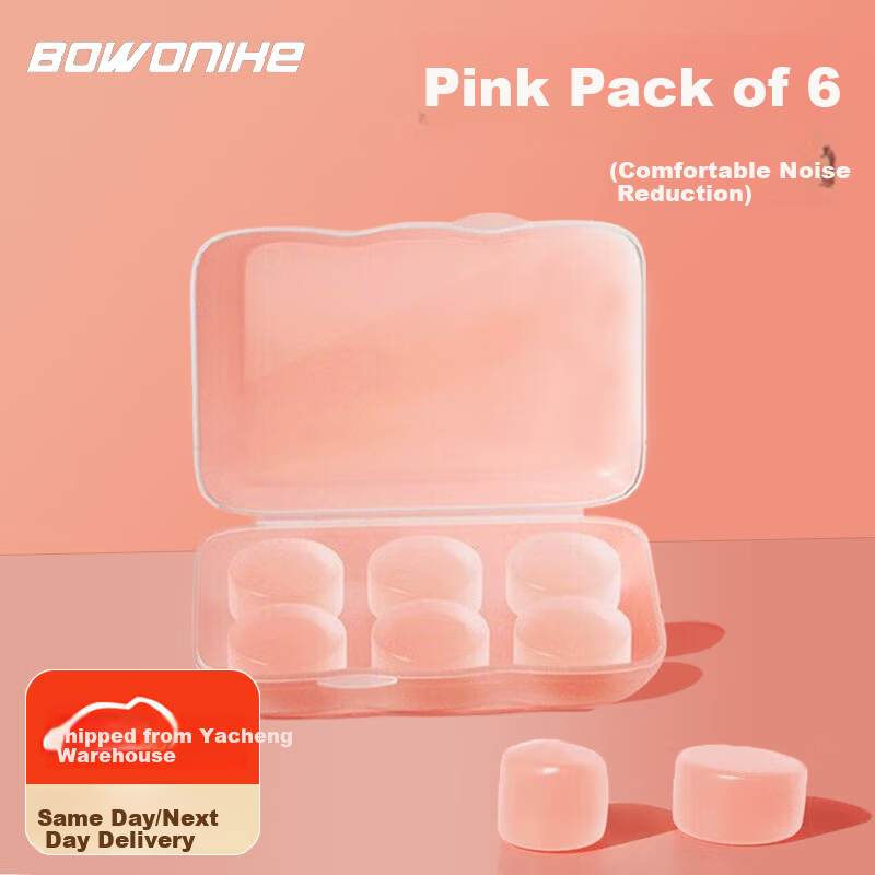 BWNK Moldable Silicone Earplugs - Noise & Waterproof Protection