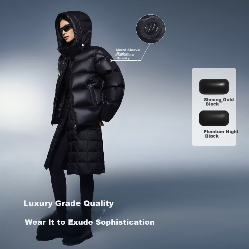 BOSIDENG Puff High-Fill 90% Goose Down Hooded Jacket