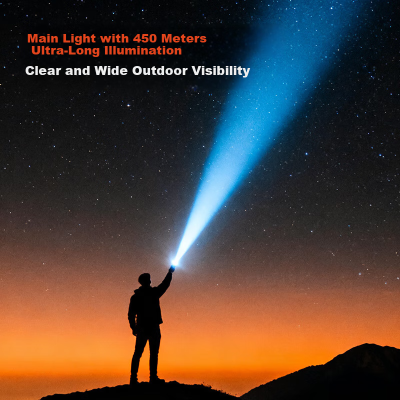 Deli Flashlight - High Brightness, Long Battery Life
