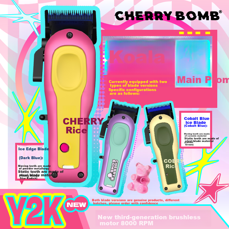 CHERRY BOMB Koala Hair Clipper