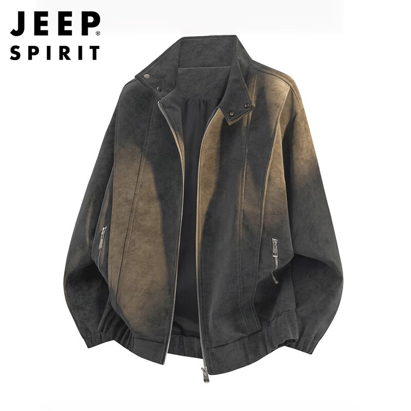 JEEP SPIRIT Men's Premium Leather Jacket