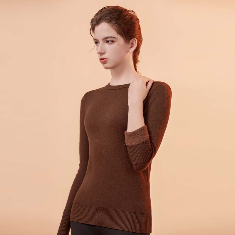 MOXTOC Thermal Fleece Pullover for Women