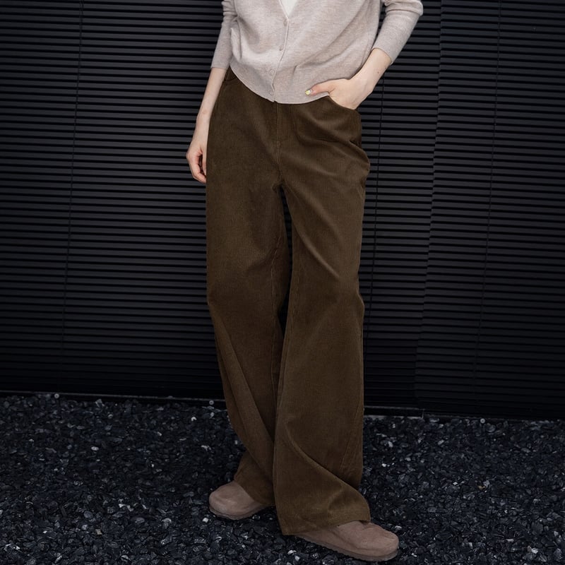 Demana Corduroy Casual Pants for Petite Women