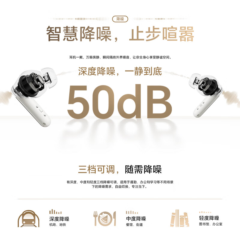 HONOR Earbuds 4 Dual Titanium Dynamic Drivers