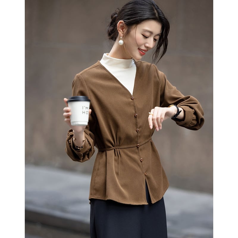 Demana Winter Luxury Stand Collar Shirt