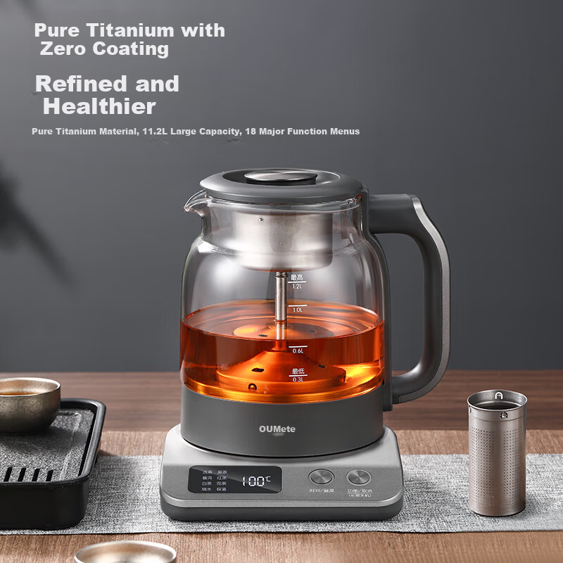 OUMETE Pure Titanium Tea Kettle