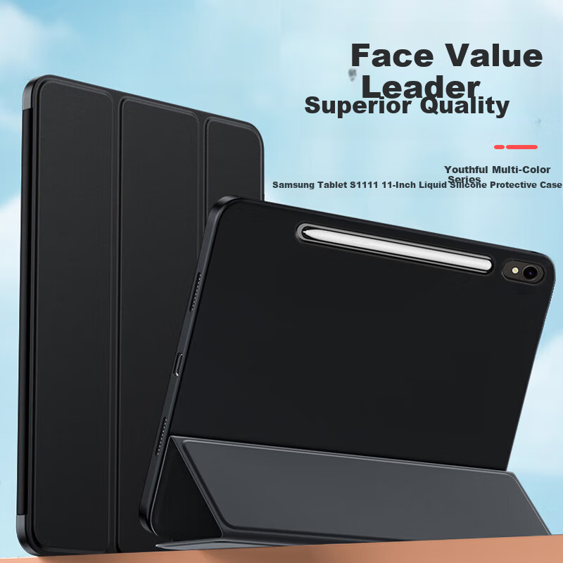 CangHua Samsung Tab S11 Shockproof Tri-fold Stand Case