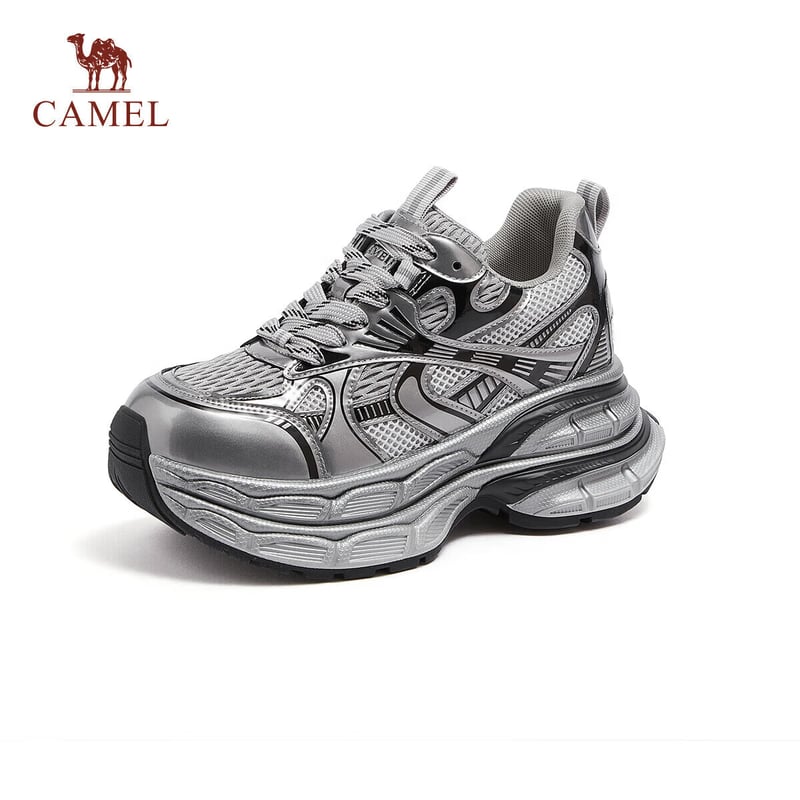 CAMEL Silver Moon Dad Sneakers Gray/Gunmetal/Black