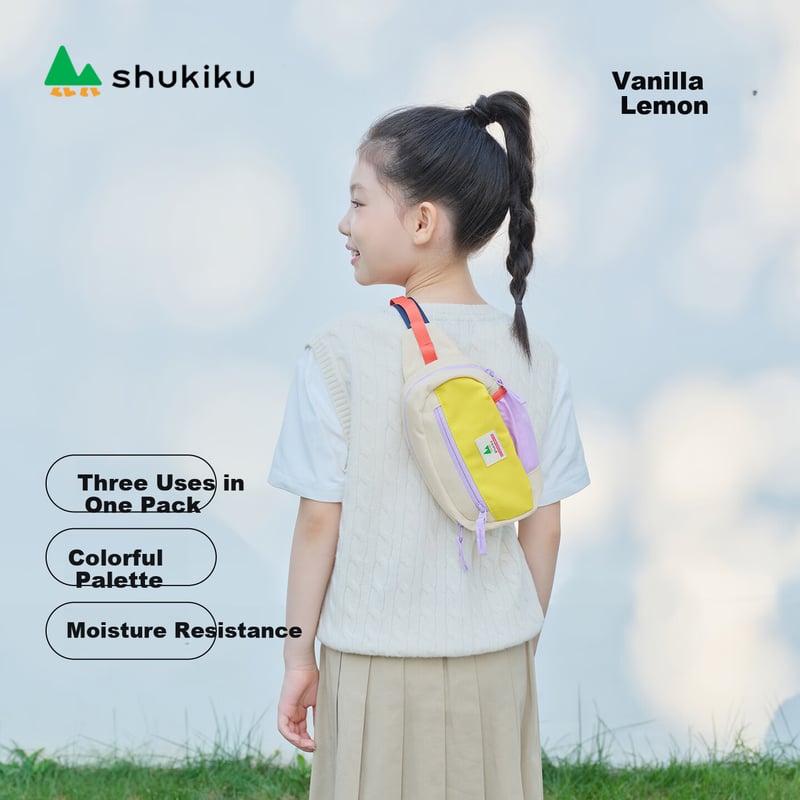 SHUKIKU Ledudu Kids Colorblock Crossbody Bag