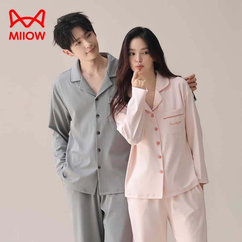 MiiOW Pure Cotton Couple's Pajamas