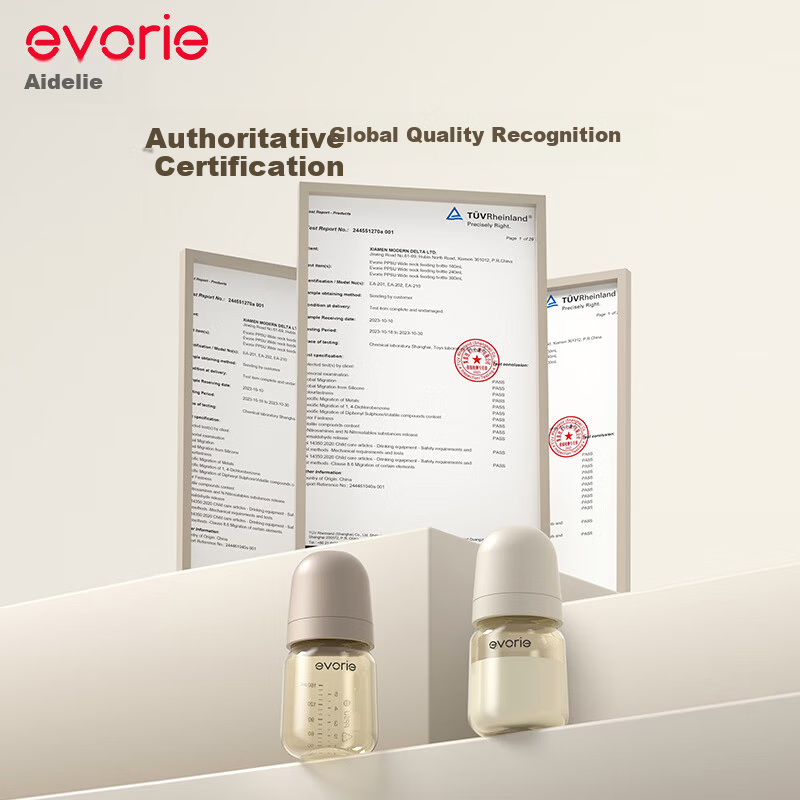 Evoirie Premium PPSU Baby Bottle 160ml for Newborns