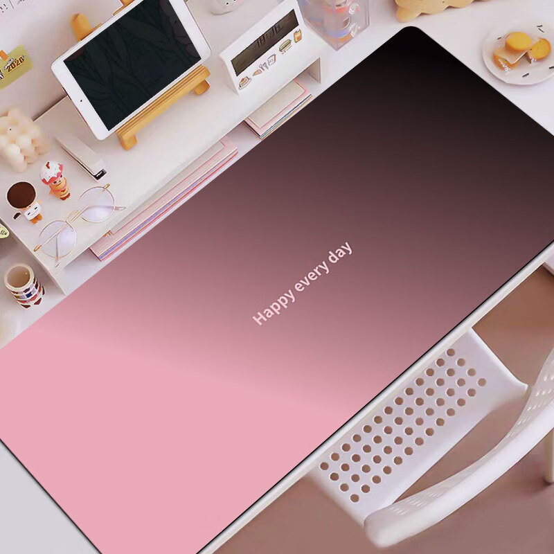 Juyingfeng Large Gradient Desk Mat with Edge Lock