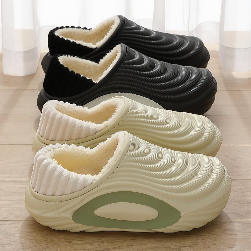 Seven-Color Spun Cotton Men's Non-Slip Slippers