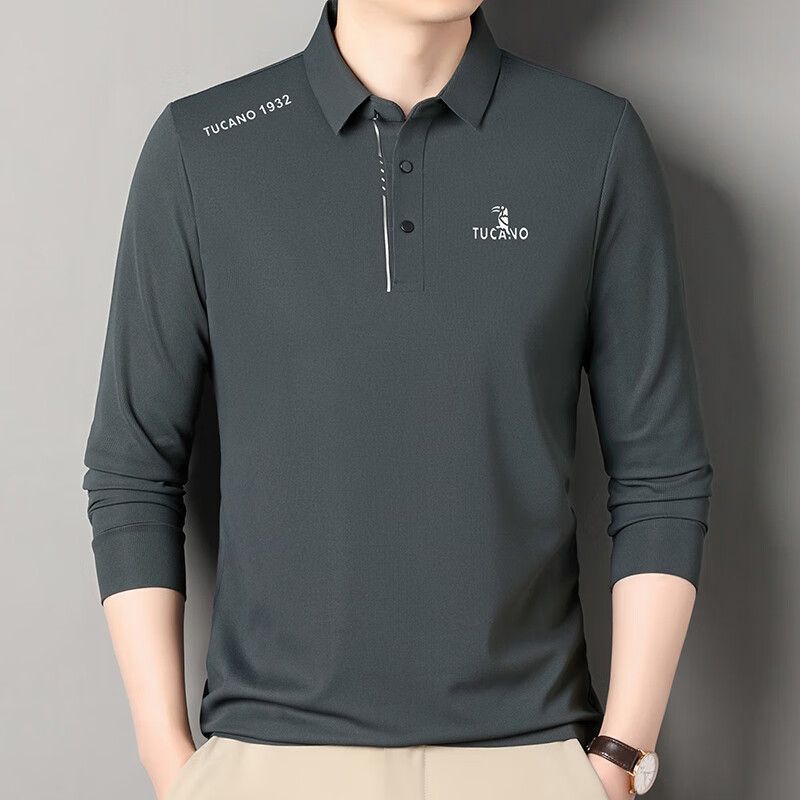 TUCANO Men's Long Sleeve Polo Shirt
