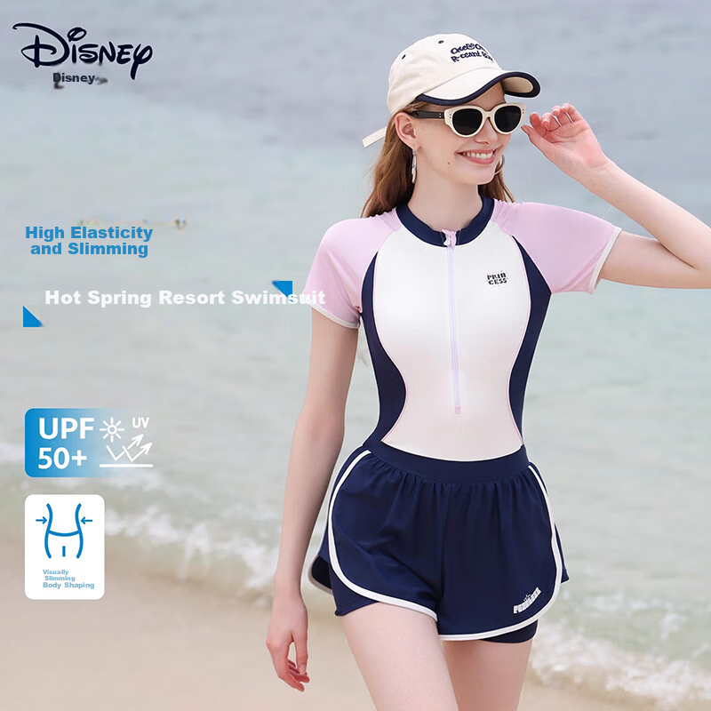 Disney Women's High-End Slimming One-Piece Swimsuit