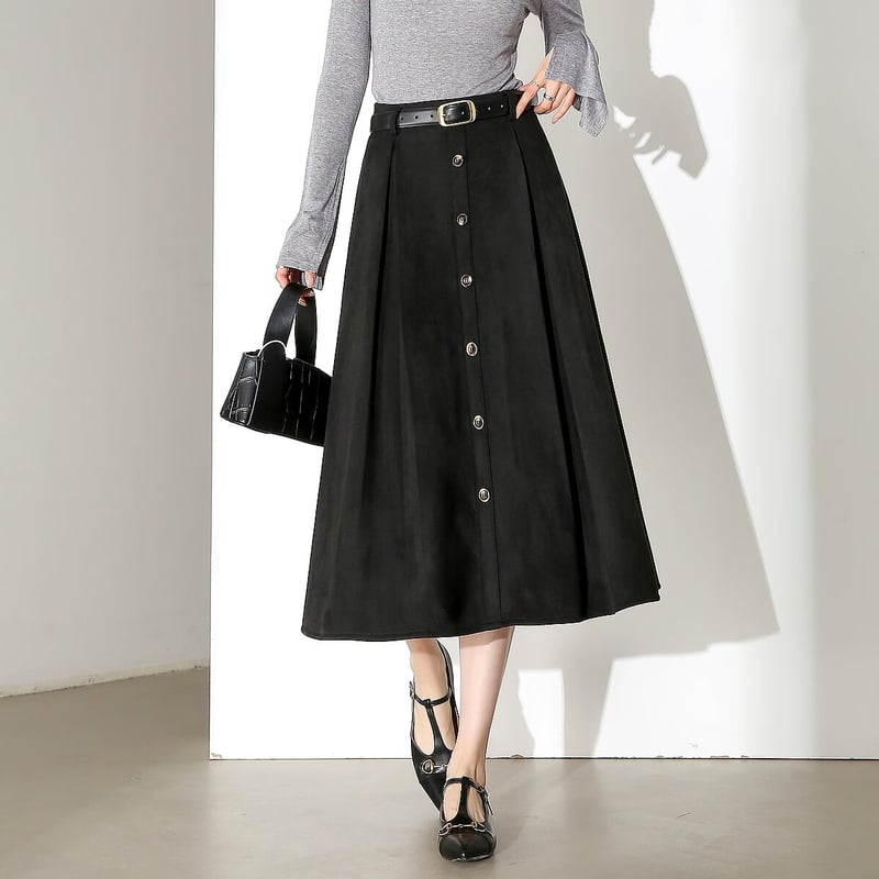 Demana Suede-Like Spring Skirt