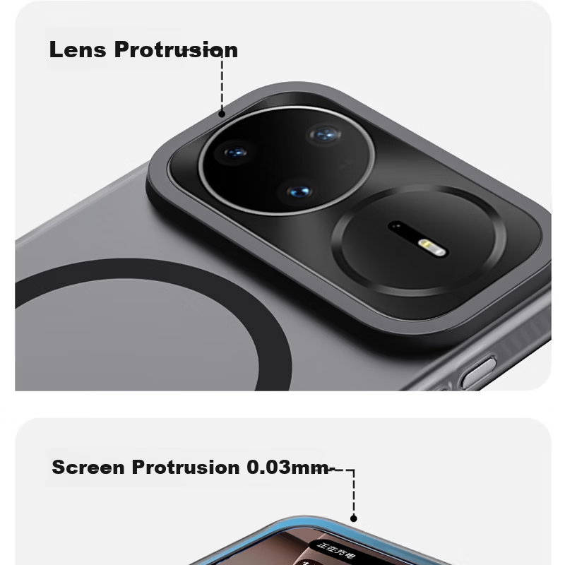 ESCASE Magnetic Matte Anti-Fingerprint Case for Huawei nova 15 Ultra