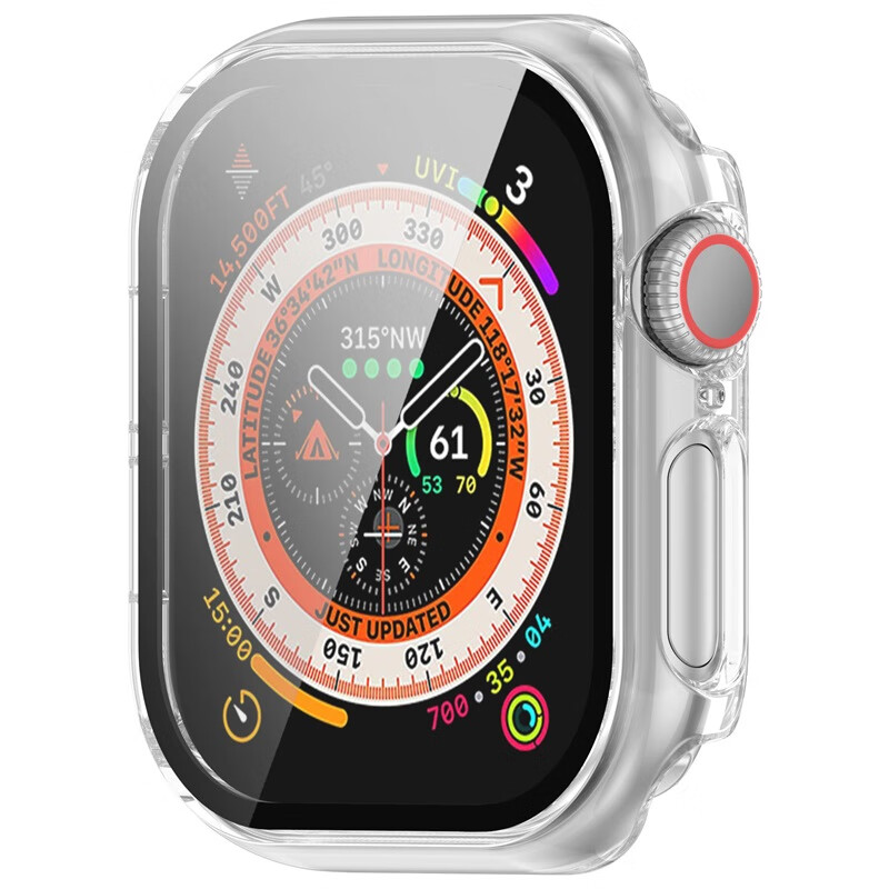 KMaxAI Apple Watch SE3 Case with Tempered Glass Protector