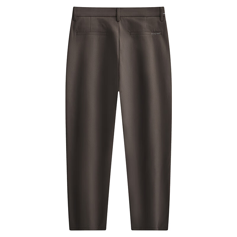 DANCING WOLVES Fleece-Lined Thickened Warm Commuter Men's Casual Pant