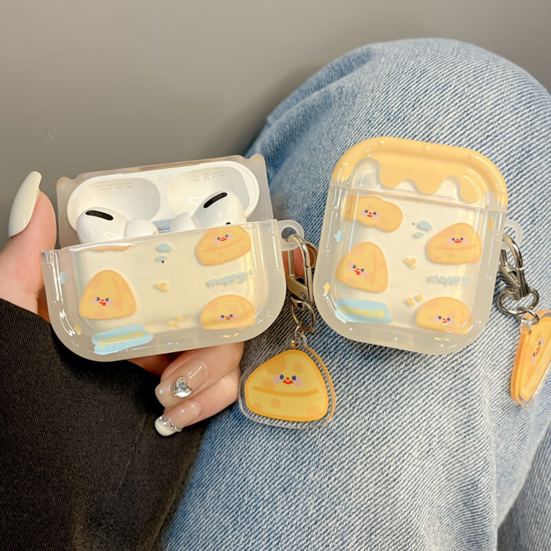 Smorss AirPods Pro 3 Cream Cheese Case with Pendant