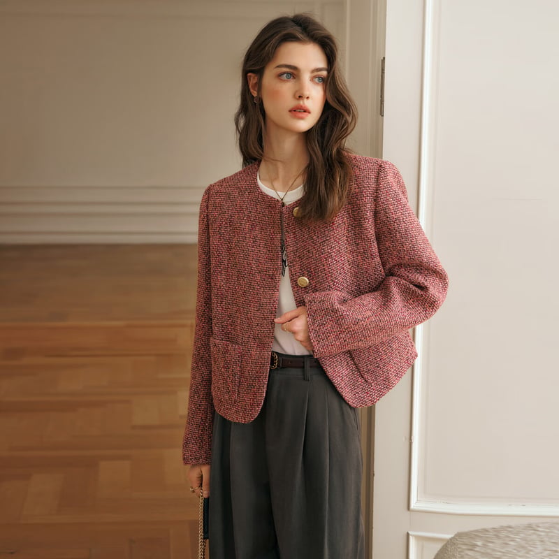 Olrain Eurielle New Year Red Coat