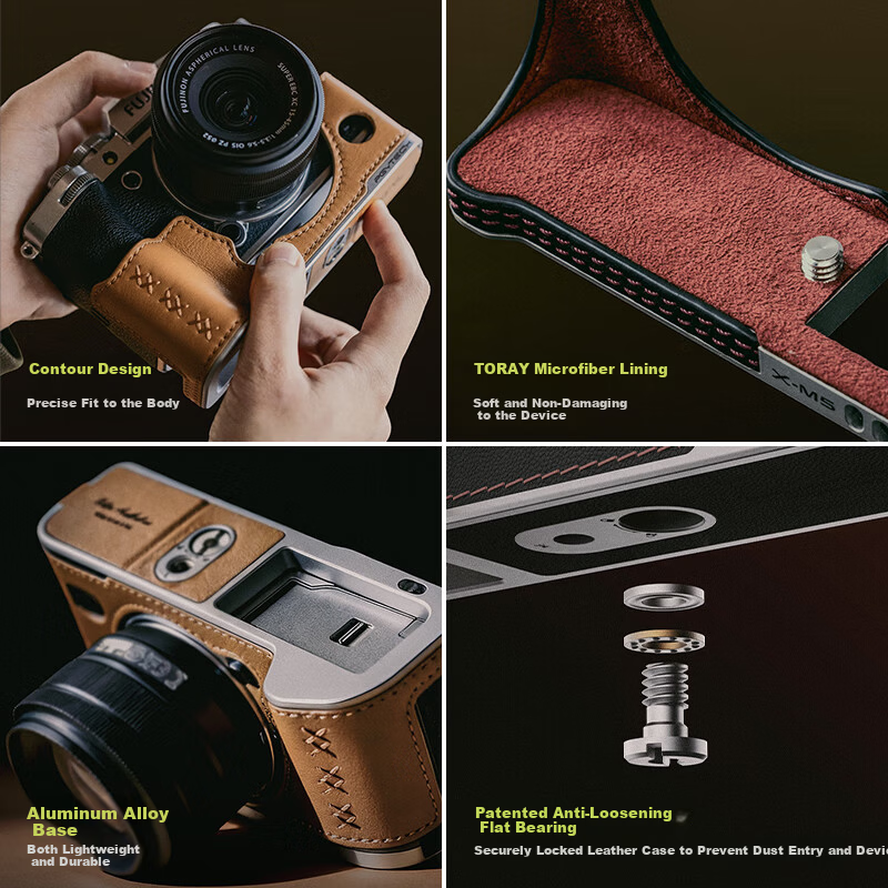 PGYTECH Fuji XT-5 Vintage Leather Camera Bag