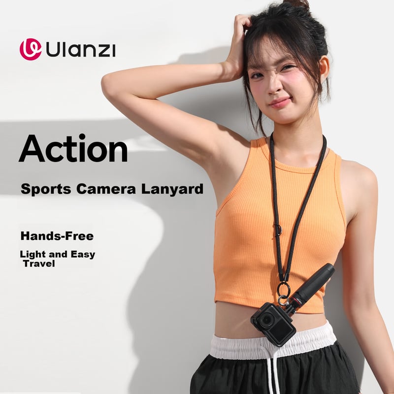 Ulanzi AS01 Sports Camera Strap - Anti-Lost Wrist & Neck Strap
