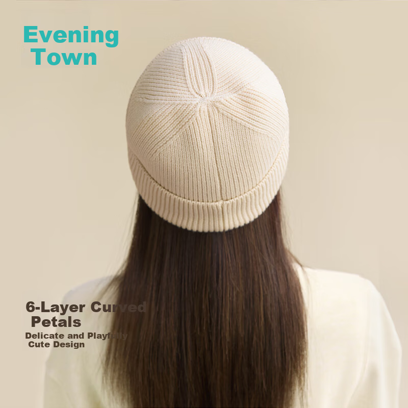 Wanting Small Face Wool Hat - Antibacterial & Antistatic