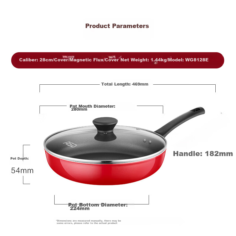 ASD Non-Stick Frying Pan for Steak & Breakfast