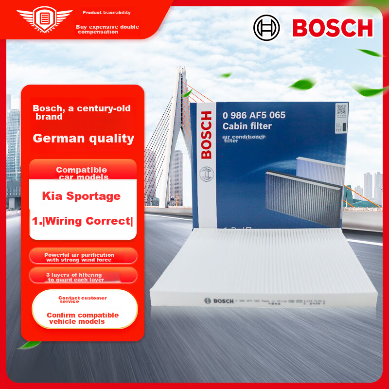 BOSCH Air Conditioner Filter for Kia & Hyundai Vehicles