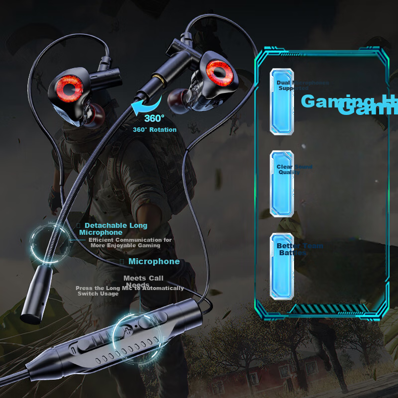 Zhiguozhe TOP 1 Gaming Headset with Mic - Type-C
