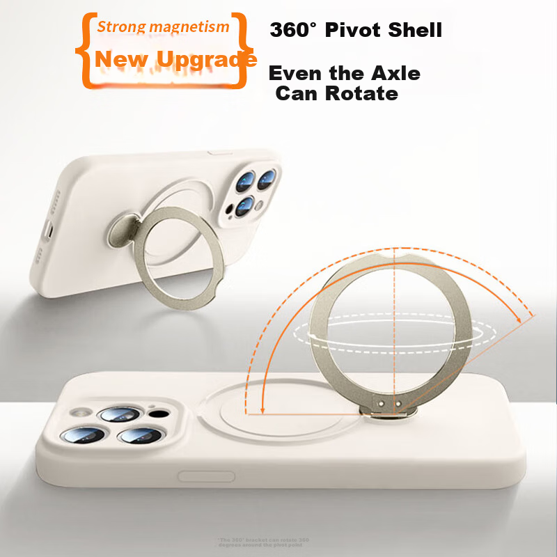 NEYAA 360° Rotating Pivot Case for iPhone 15 Pro Max