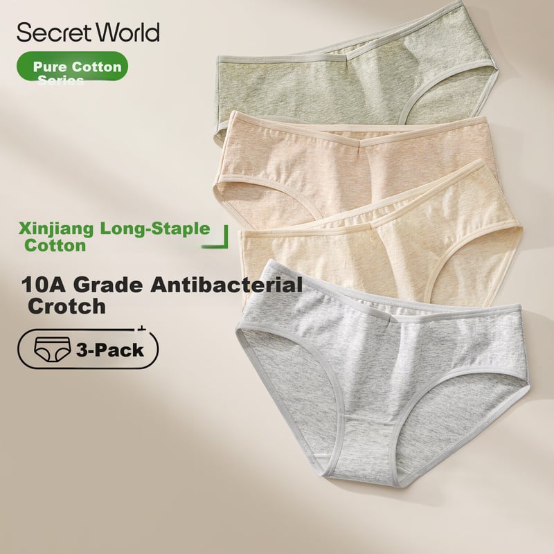 SecretWorld Cotton Antibacterial V-Shaped Underwear