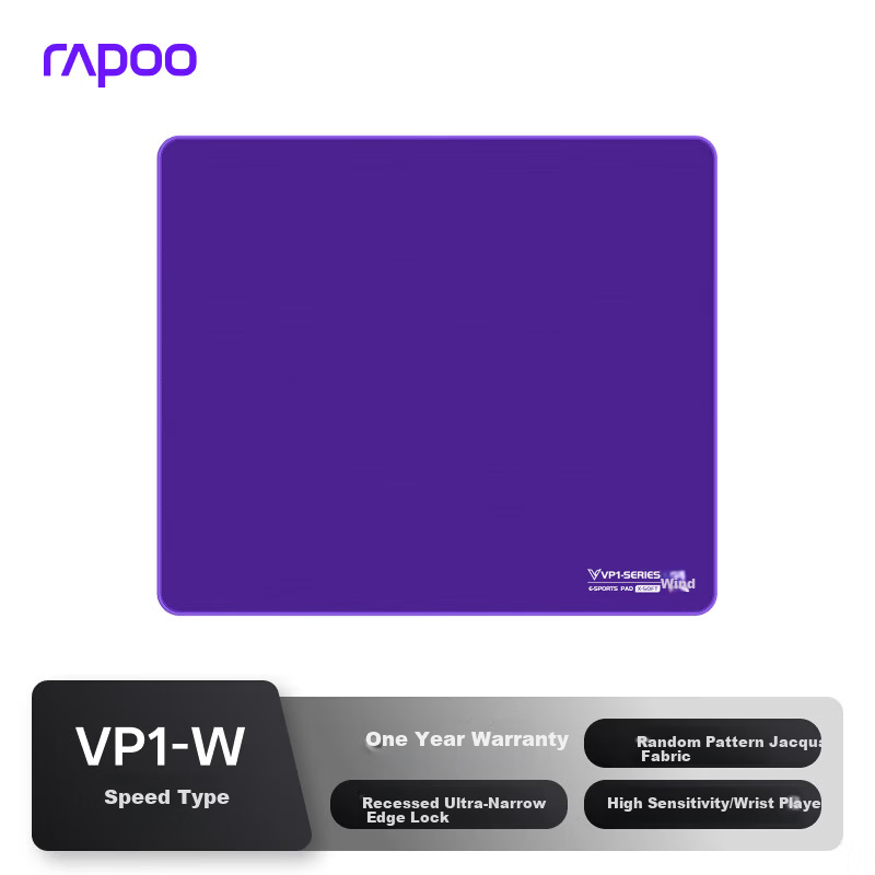 Rapoo VP1 Gaming Mouse Pad - Coarse Surface Speed Type