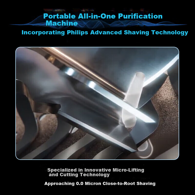 Philips Electric Shaver Pebble Series with Nose Trimmer