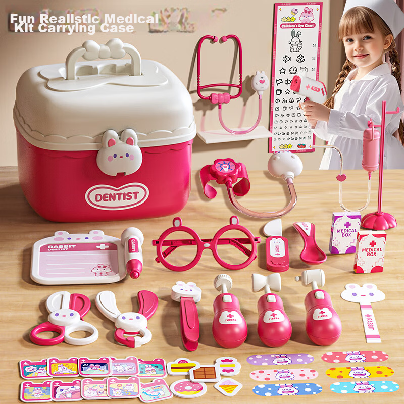 AoZhiJia Kids Doctor Play Set - Realistic Medical Kit with Stethoscope