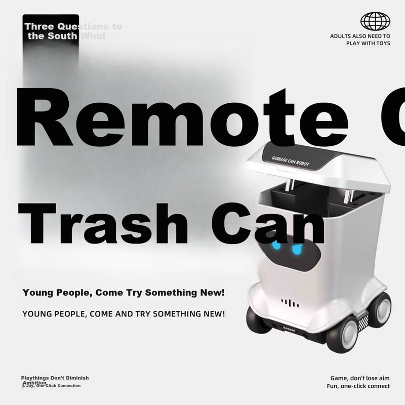 Wen Nan Feng Remote Control Trash Can Toy