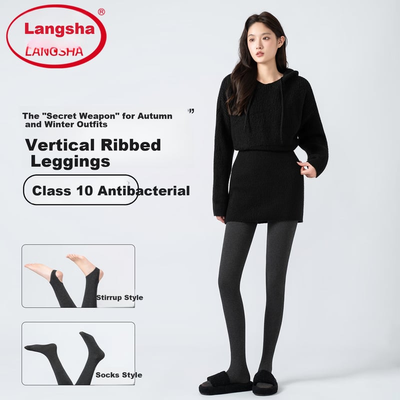 LangSha Thick Fleece Lined Leggings