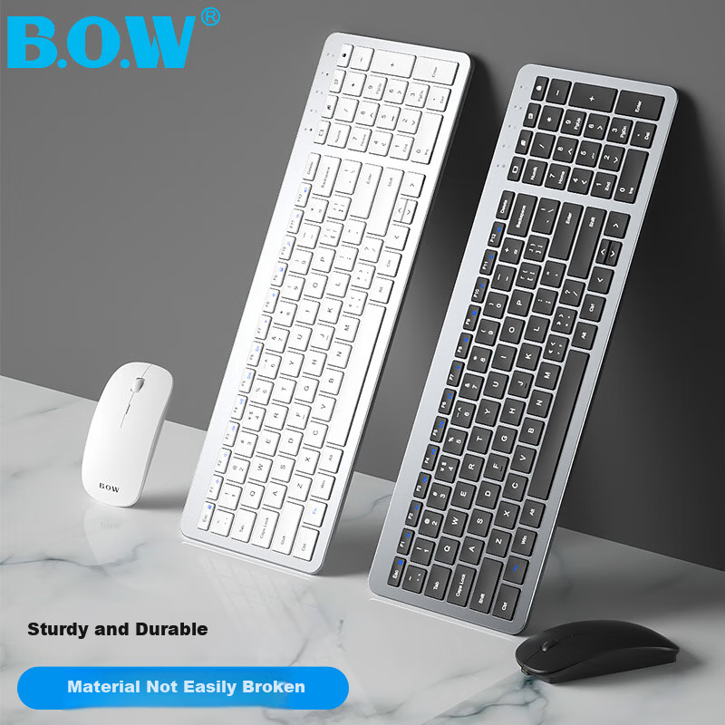 B.O.W Hangshi HW198DL-2 Wireless Keyboard & Mouse Set