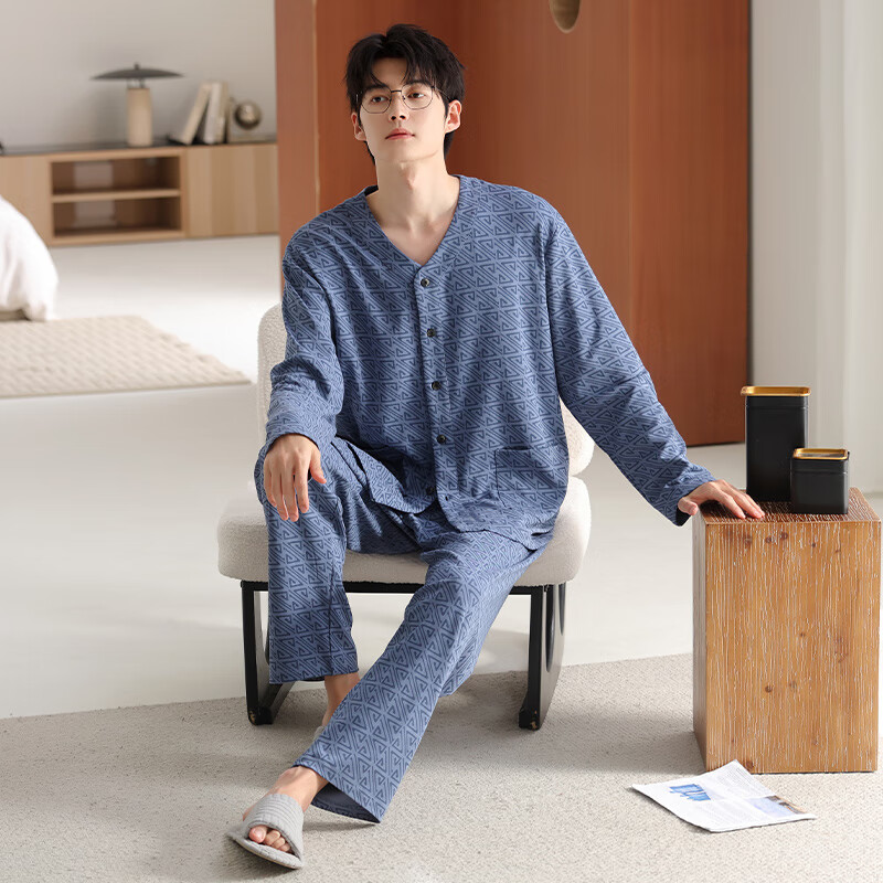 Fenteng Kean Men's Soft Cotton Pajamas