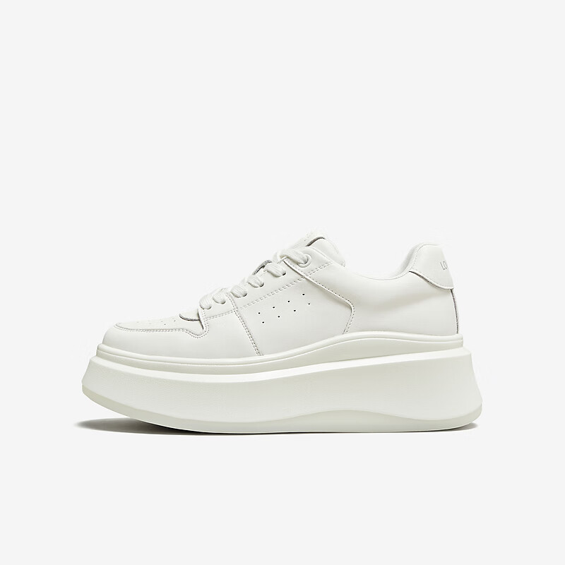 TATA White Whale Thick Sole Casual Sneakers