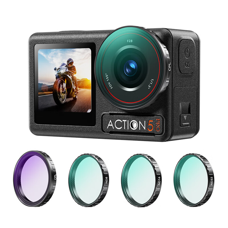 SAMZHE CPL+ND Filter Kit for DJI Action5 Pro/4/3