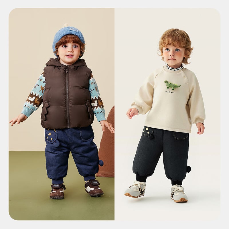 Minibala True Fleece Kids Water-Repellent Down Pants